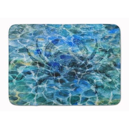 Carolines Treasures Crab Under Water Machine Washable Memory Foam Mat BB5358RUG